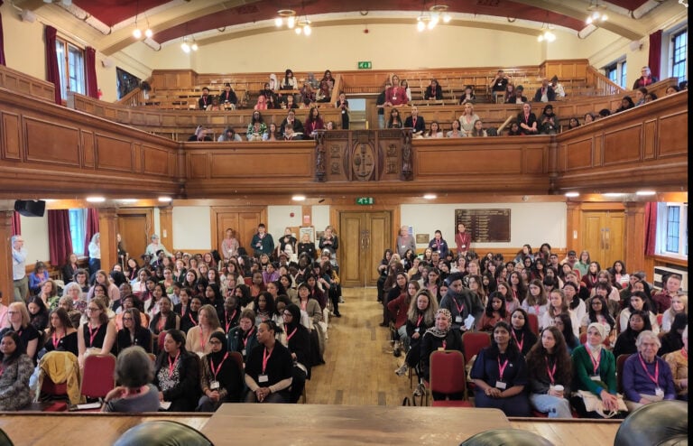 The view from the stage in the GUU debates chamber